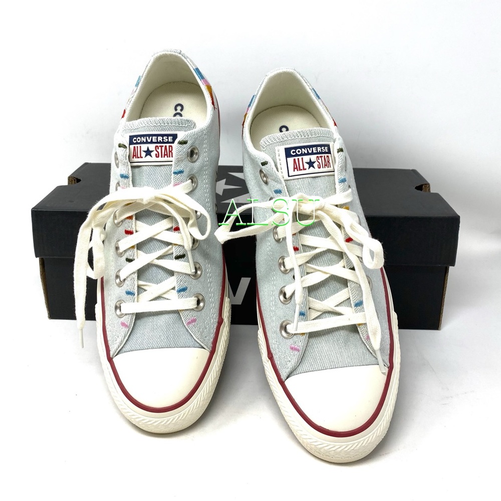 Converse Ctas Canvas Low Top Blue Tint Multi Women - Picture 4 of 11